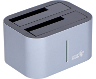 SILVER MONKEY Stacja dokująca 2x HDD 2.5"/3.5" DC-001-SM - 603579 - zdjęcie 5